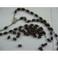 Wooden Beads Religious Cross Necklace-Rosary